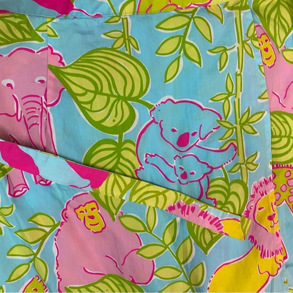 Lilly Pulitzer Vintage Wild Animals Skirt Small - Picture 4 of 9